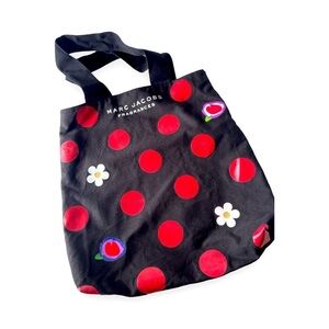 Marc Jacobs The Sopping Bag Canvas medium black 17 By 17 In Pre-Owned​​​​​